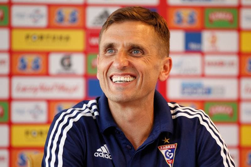 Football. Gornik Zabrze. Press Conference. 06.06.2017