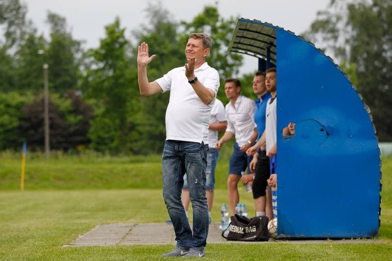 Football. Liga Okregowa. LKS Goczalkowice Zdroj - Grunwald Ruda Slaska. 30.05.2017