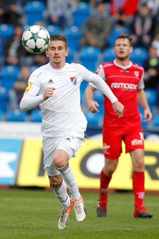 Football. Fortuna Narodni Liga. Banik Ostrava - FK Pardubice. 16.04.2017