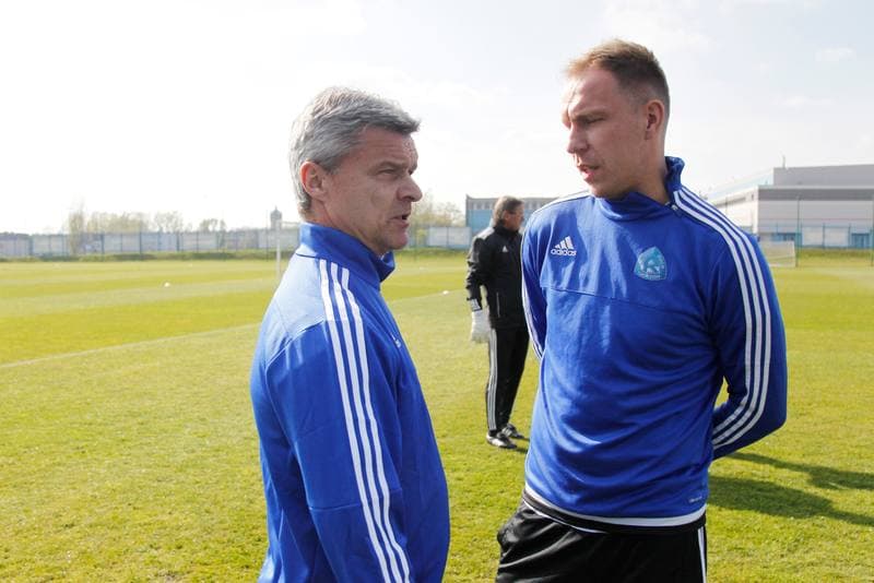 Football. Ruch Chorzow. Training. 24.04.2017