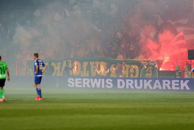 Football. Lotto Ekstraklasa. Ruch Chorzow - Gornik Leczna. 02.06.2017