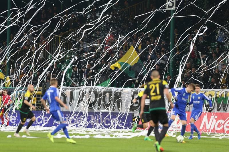Football. Nice I Liga. GKS Katowice - Miedz Legnica. 13.04.2017