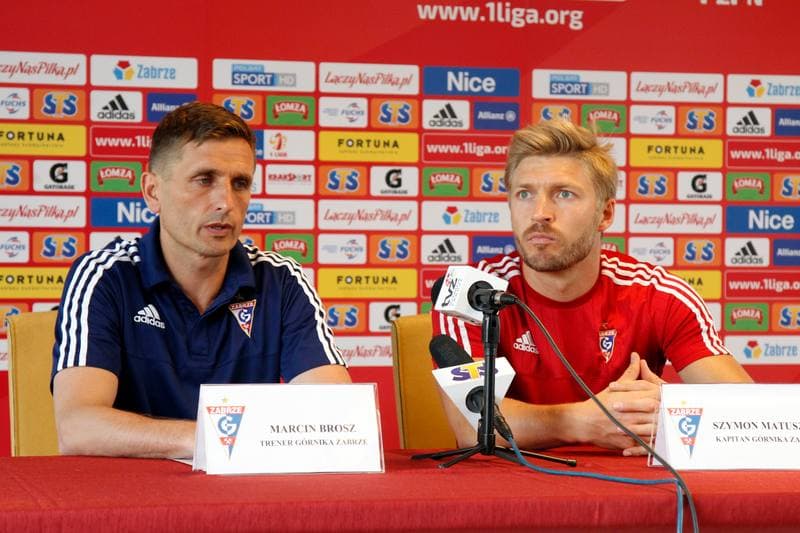 Football. Gornik Zabrze. Press Conference. 06.06.2017