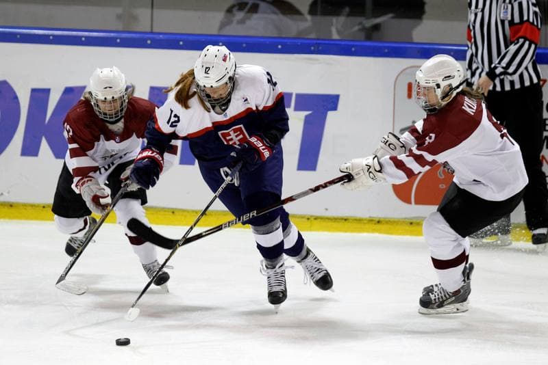 Ice Hockey. Women's World Championship. Slovakia - Latvia. 14.04.2017