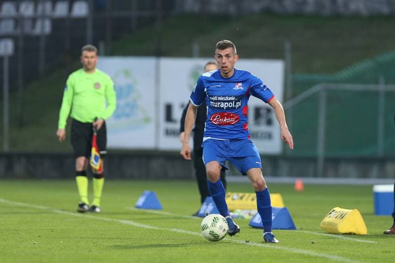 Football. Nice I Liga. Zaglebie Sosnowiec - Podbeskidzie Bielsko-Biala. 15.04.2017