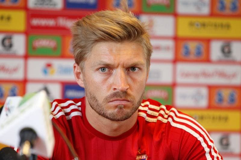 Football. Gornik Zabrze. Press Conference. 06.06.2017