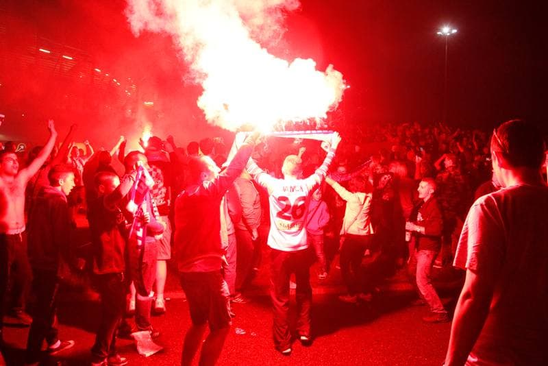 Football. Nice I Liga. Gornik Zabrze - Feta. 04.06.2017