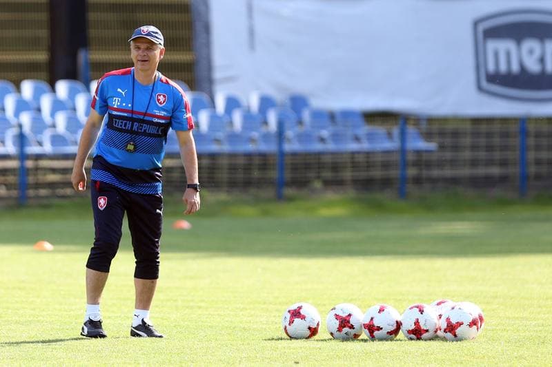 Football. Czech Republic. Training. 15.06.2017