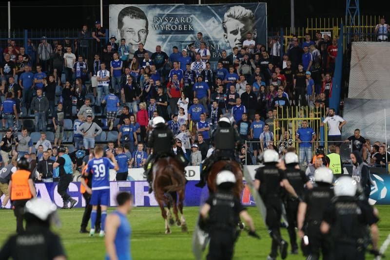 Football. Lotto Ekstraklasa. Ruch Chorzow - Gornik Leczna. 02.06.2017