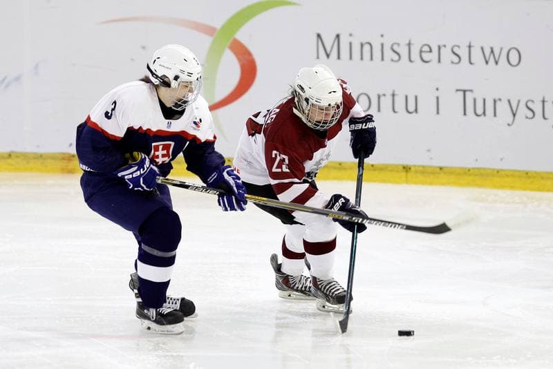 Ice Hockey. Women's World Championship. Slovakia - Latvia. 14.04.2017
