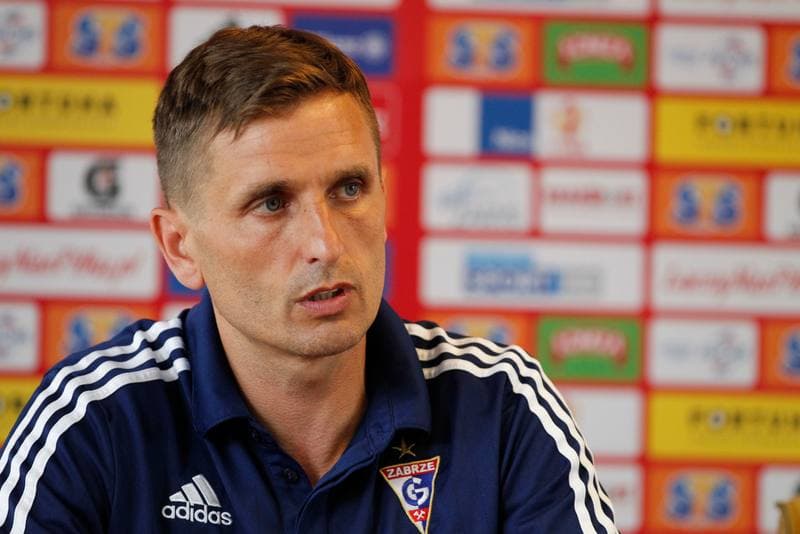 Football. Gornik Zabrze. Press Conference. 06.06.2017