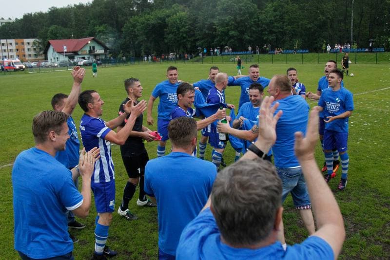 Football. Liga Okregowa. LKS Goczalkowice Zdroj - Grunwald Ruda Slaska. 30.05.2017
