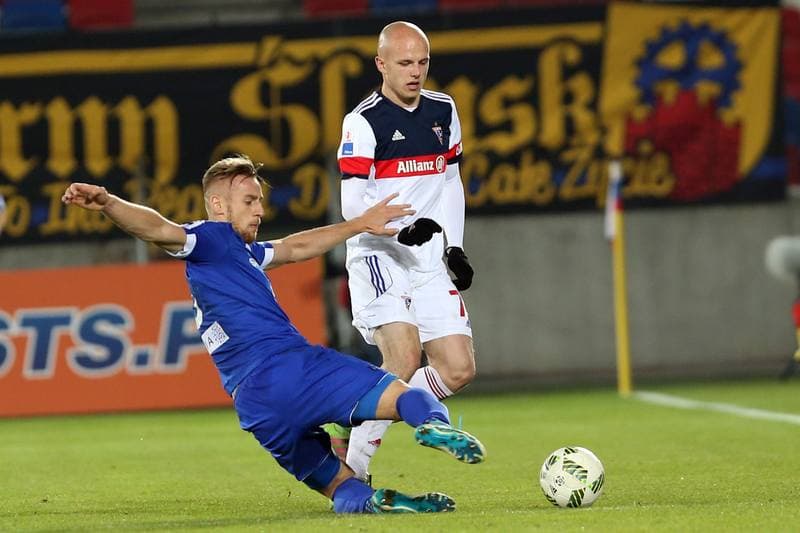 Football. Nice I Liga. Gornik Zabrze - Wigry Suwalki. 21.04.2017