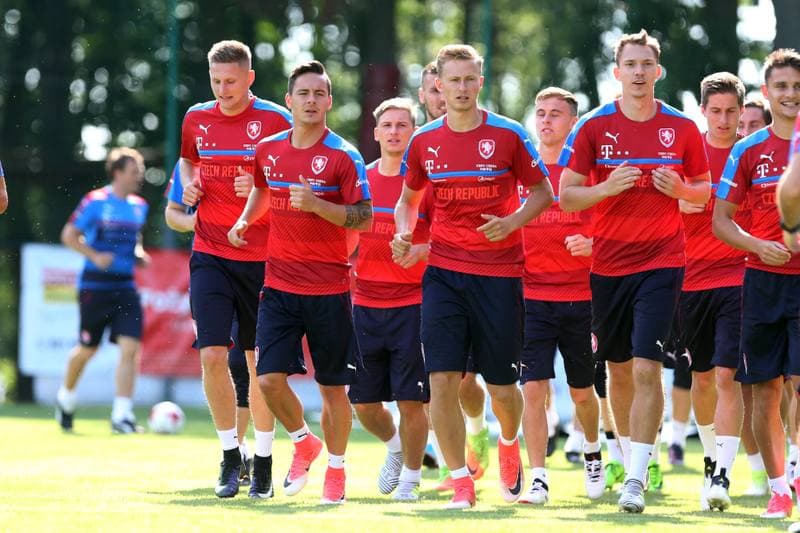 Football. Czech Republic. Training. 15.06.2017