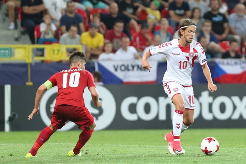 Football. UEFA European U21 Championship. Czech Republic - Denmark. 24.06.2017