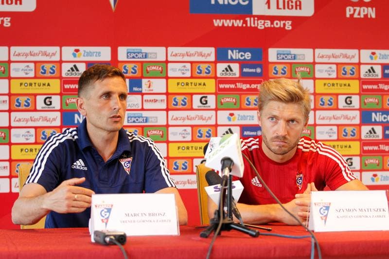 Football. Gornik Zabrze. Press Conference. 06.06.2017