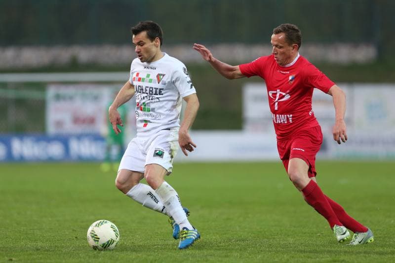 Football. Nice I Liga. Zaglebie Sosnowiec - Wisla Pulawy. 29.04.2017