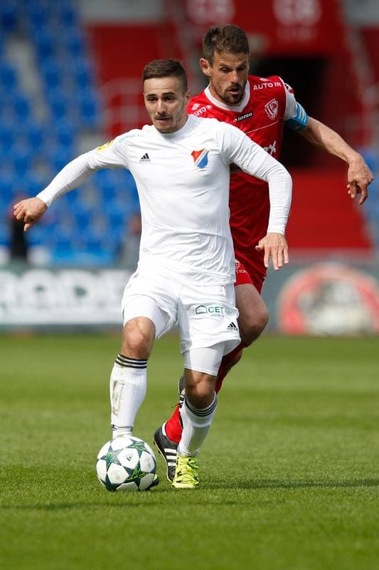Football. Fortuna Narodni Liga. Banik Ostrava - FK Pardubice. 16.04.2017