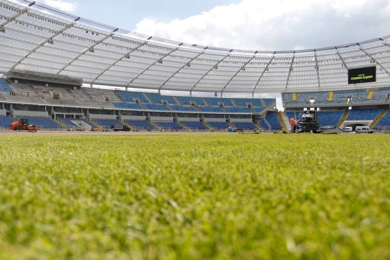 Football. Slaskie Stadium. Press Conference. 13.06.2017