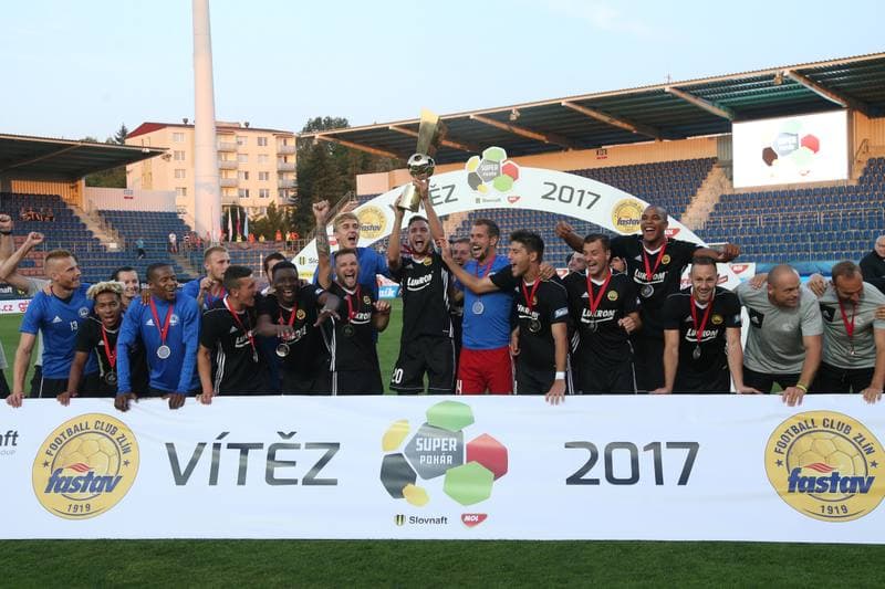 Football. Czech-Slovak Supercup. Fastav Zlin - Slovan Bratislava. 23.06.2017
