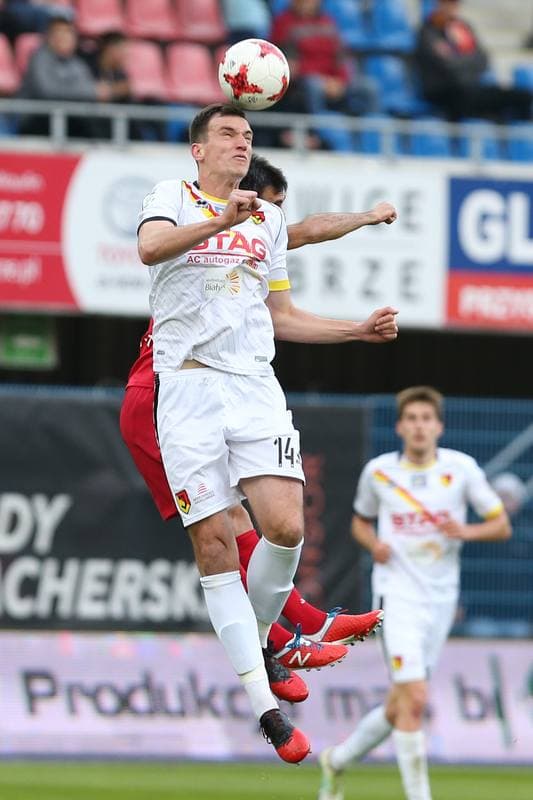 Football. Lotto Ekstraklasa. Piast Gliwice - Jagiellonia Bialystok. 22.04.2017
