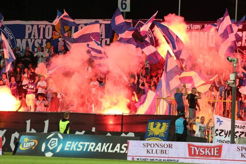 Football. Lotto Ekstraklasa. Ruch Chorzow - Gornik Leczna. 02.06.2017