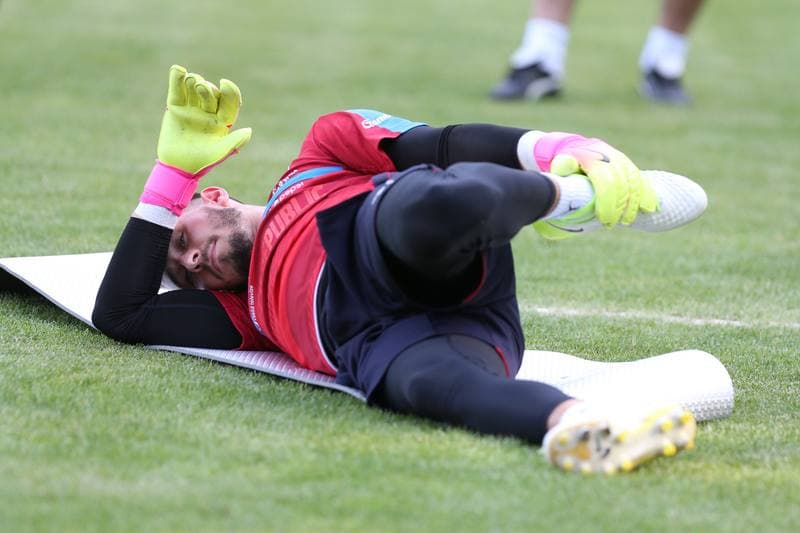 Football. Czech Republic. Training. 15.06.2017