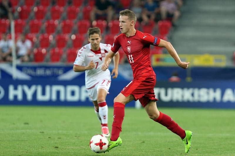 Football. UEFA European U21 Championship. Czech Republic - Denmark. 24.06.2017