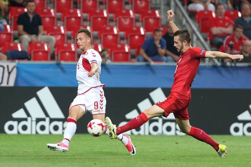 Football. UEFA European U21 Championship. Czech Republic - Denmark. 24.06.2017