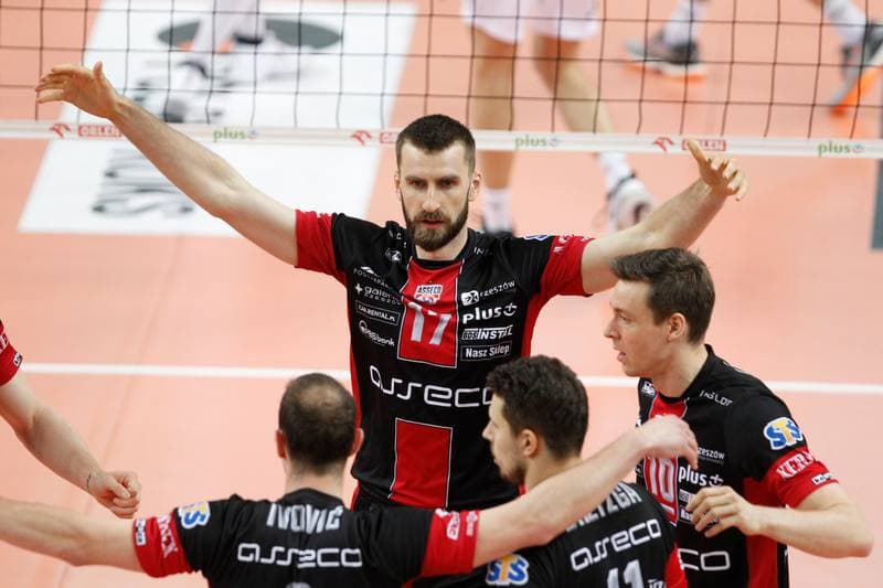 Volleyball. PlusLiga. Jastrzebski Wegiel - Asseco Resovia Rzeszow. 18.04.2017