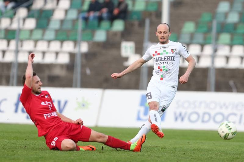 Football. Nice I Liga. Zaglebie Sosnowiec - Wisla Pulawy. 29.04.2017