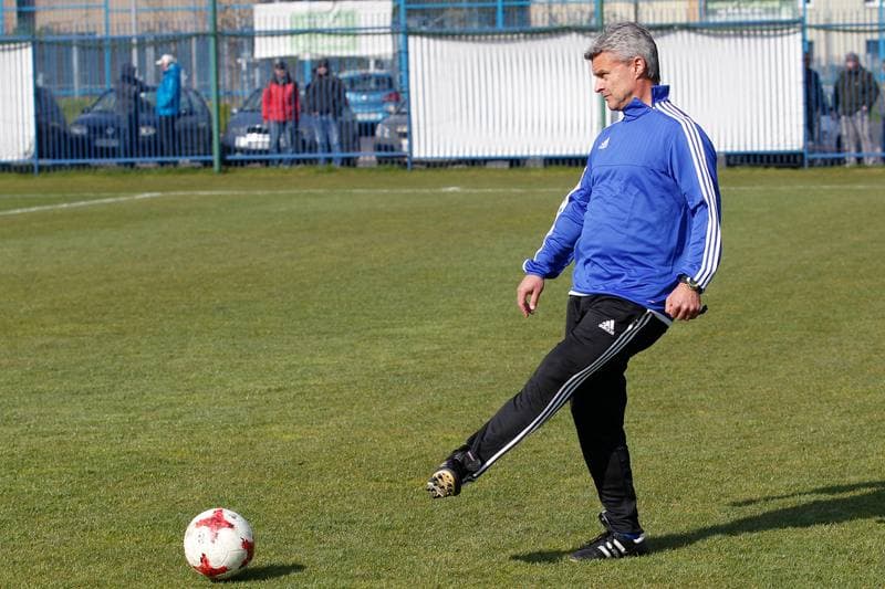 Football. Ruch Chorzow. Training. 24.04.2017