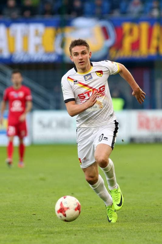 Football. Lotto Ekstraklasa. Piast Gliwice - Jagiellonia Bialystok. 22.04.2017