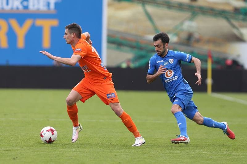 Football. Lotto Ekstraklasa. Bruk-Bet Termalica Nieciecza - Piast Gliwice. 17.04.2017