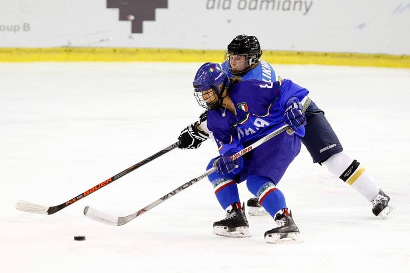 Ice Hockey. Women's World Championship. Kazakhstan - Italy. 14.04.2017