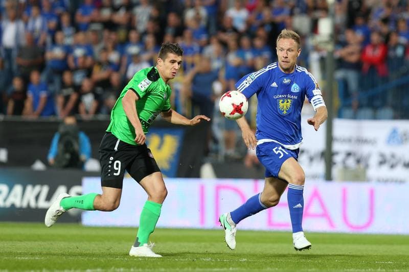 Football. Lotto Ekstraklasa. Ruch Chorzow - Gornik Leczna. 02.06.2017