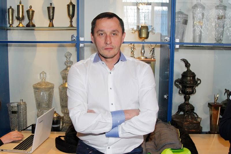 Football. Ruch Chorzow. Press Conference. 24.04.2017