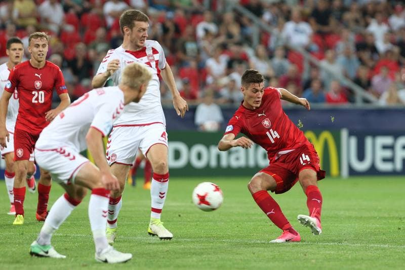 Football. UEFA European U21 Championship. Czech Republic - Denmark. 24.06.2017