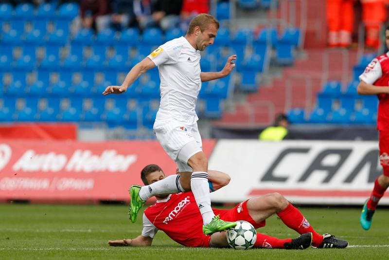 Football. Fortuna Narodni Liga. Banik Ostrava - FK Pardubice. 16.04.2017