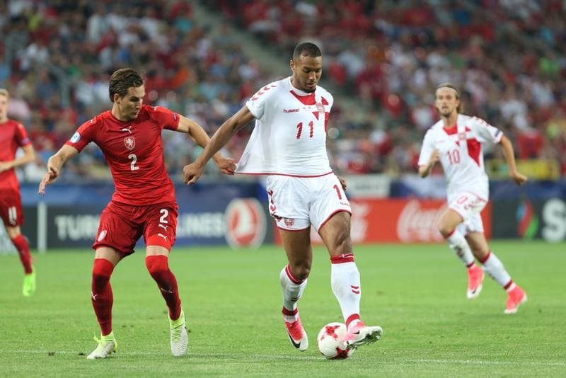 Football. UEFA European U21 Championship. Czech Republic - Denmark. 24.06.2017