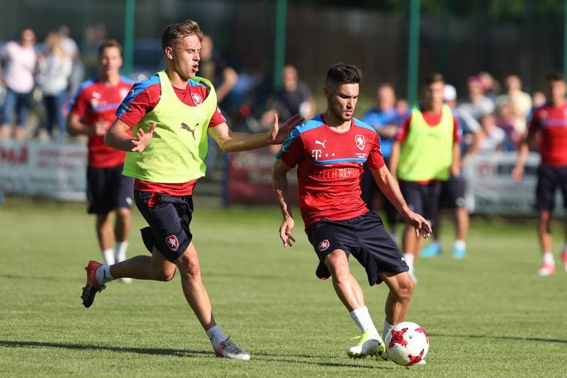 Football. Czech Republic. Training. 15.06.2017