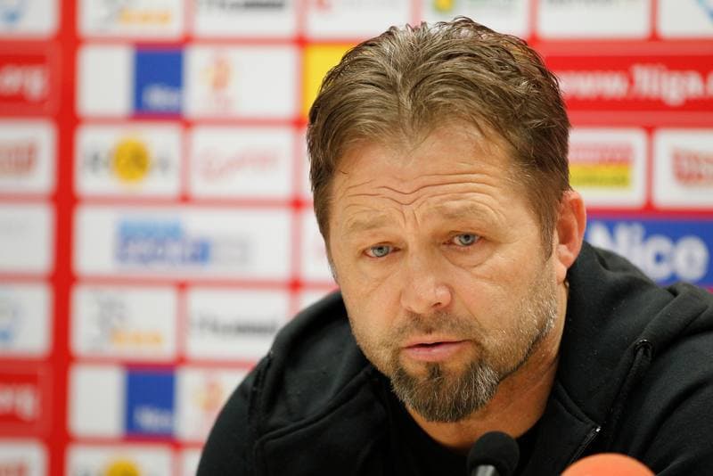 Football. GKS Tychy. Press Conference. 25.04.2017