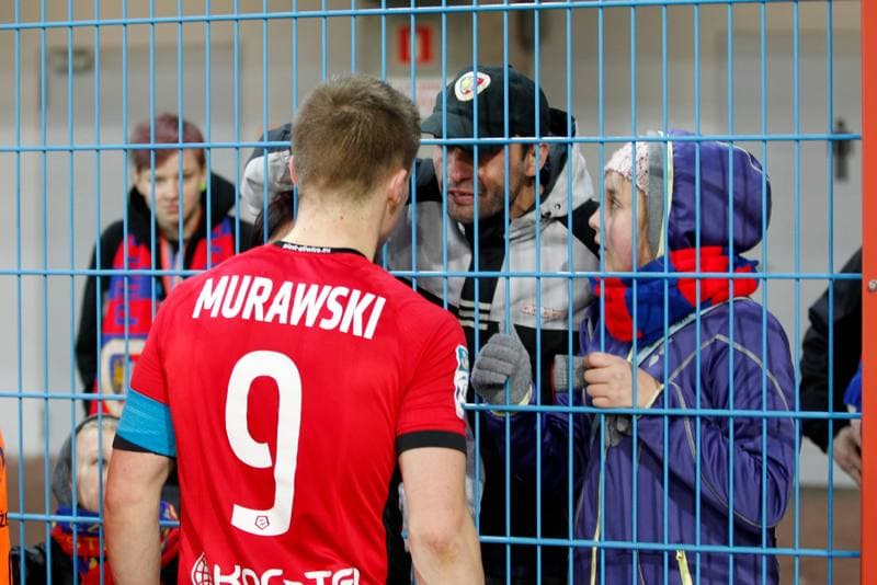 Football. Lotto Ekstraklasa. Piast Gliwice - Jagiellonia Bialystok. 22.04.2017
