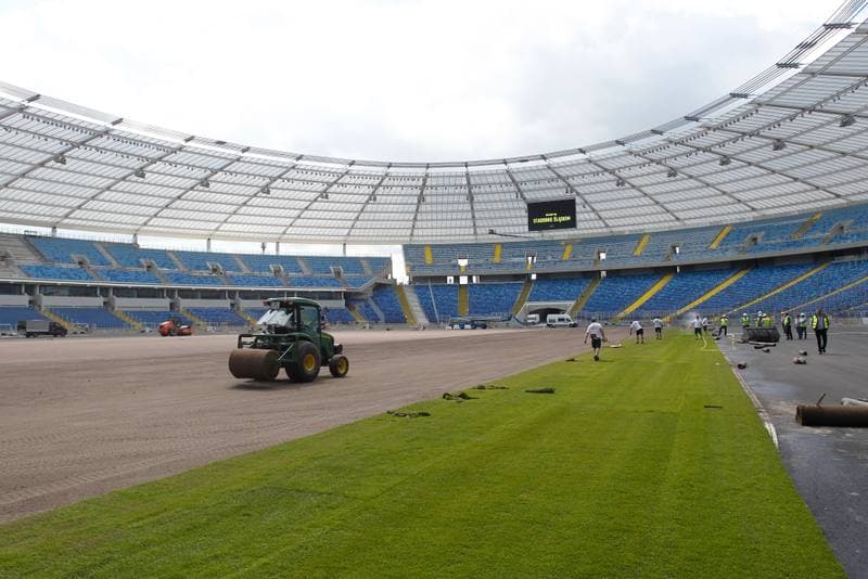 Football. Slaskie Stadium. Press Conference. 13.06.2017