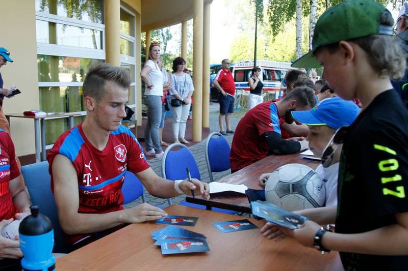 Football. Czech Republic. Training. 15.06.2017