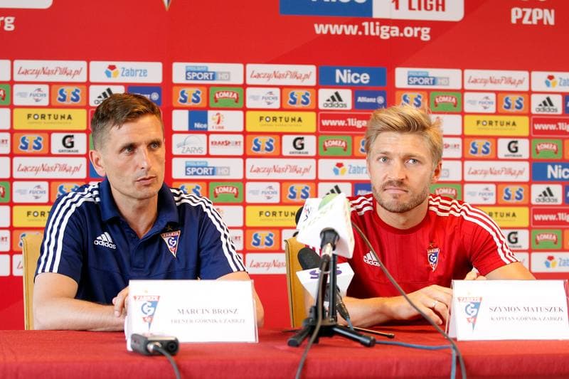 Football. Gornik Zabrze. Press Conference. 06.06.2017