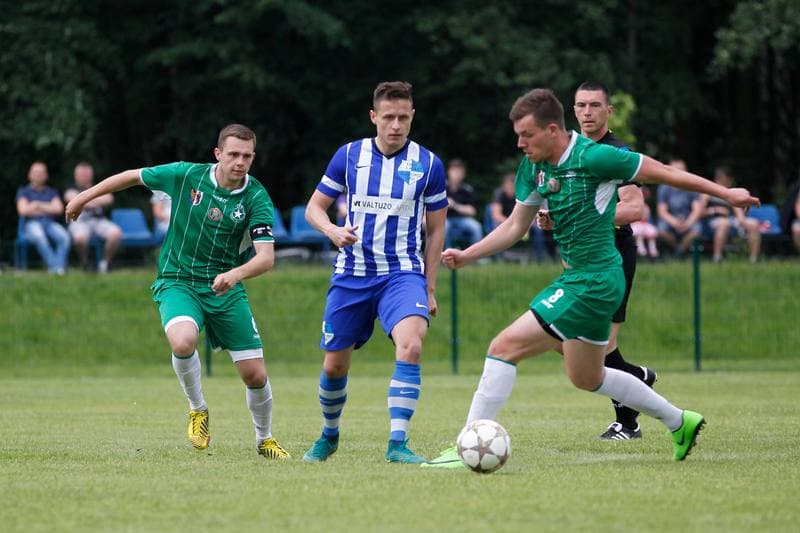 Football. Liga Okregowa. LKS Goczalkowice Zdroj - Grunwald Ruda Slaska. 30.05.2017
