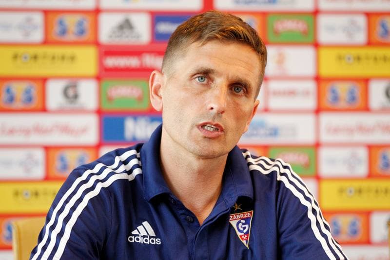 Football. Gornik Zabrze. Press Conference. 06.06.2017