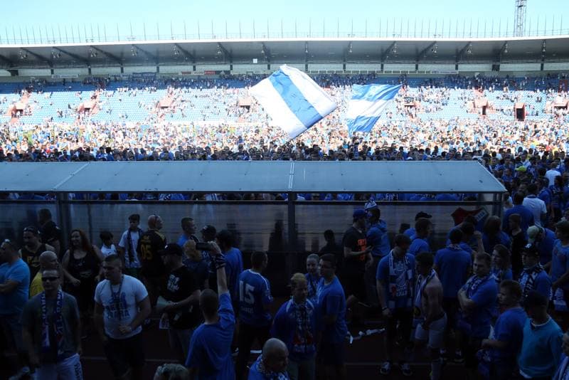 Football. Fortuna Narodni Liga. Banik Ostrava - 1 SC Znojmo. 28.05.2017
