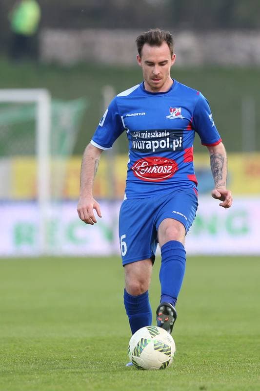 Football. Nice I Liga. Zaglebie Sosnowiec - Podbeskidzie Bielsko-Biala. 15.04.2017